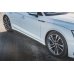 Накладки сплиттеры на пороги на Audi A5 B9 S-Line / S5 B9 Sportback рестайл