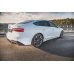 Накладки сплиттеры на пороги на Audi A5 B9 S-Line / S5 B9 Sportback рестайл