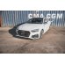 Накладка сплиттер на передний бампер на Audi A5 B9 S-Line / S5 B9 рестайл