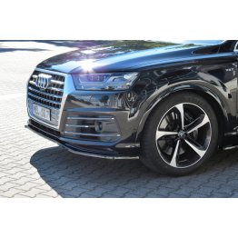 Накладка сплиттер на передний бампер на Audi SQ7 4M