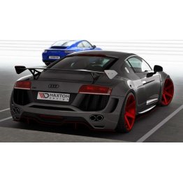 Карбоновый спойлер на крышку багажника на Audi R8 I