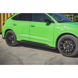 Накладки сплиттеры на пороги на Audi RSQ3 F3