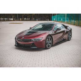 Накладка сплиттер на передний бампер на BMW i8