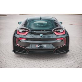 Накладка сплиттер на задний бампер на BMW i8