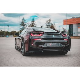 Накладка сплиттер на задний бампер на BMW i8