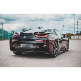 Накладка сплиттер на задний бампер Вариант2 на BMW i8