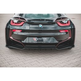 Накладка сплиттер на задний бампер Вариант2 на BMW i8