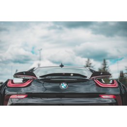 Накладка сплиттер на заднюю дверь центральная на BMW i8