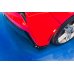 Накладки сплиттеры боковые на задний бампер на Chevrolet Corvette C7