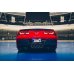 Накладки сплиттеры боковые на задний бампер на Chevrolet Corvette C7