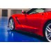 Накладки сплиттеры на пороги на Chevrolet Corvette C7