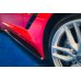 Накладки сплиттеры на пороги на Chevrolet Corvette C7