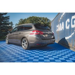 Накладка сплиттер на спойлер багажника на Peugeot 308 II SW рестайл