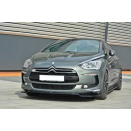 Накладка сплиттер на передний бампер вариант 3 на Citroen DS5