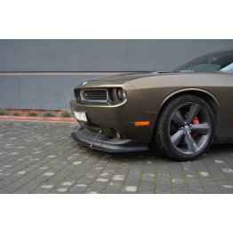 Накладка сплиттер на передний бампер на Dodge Challenger III SRT8