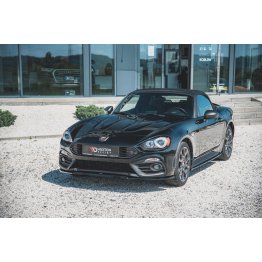 Накладка сплиттер на передний бампер на Fiat 124 Spider Abarth