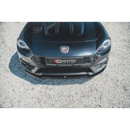 Накладка сплиттер на передний бампер на Fiat 124 Spider Abarth