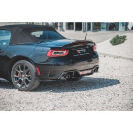 Накладки сплиттеры боковые на задний бампер на Fiat 124 Spider Abarth