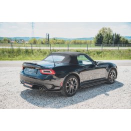 Накладки сплиттеры боковые на задний бампер на Fiat 124 Spider Abarth