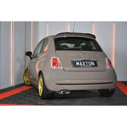 Накладка сплиттер на спойлер багажника на Fiat 500