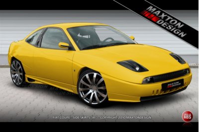 Накладки на пороги AF на Fiat Coupe