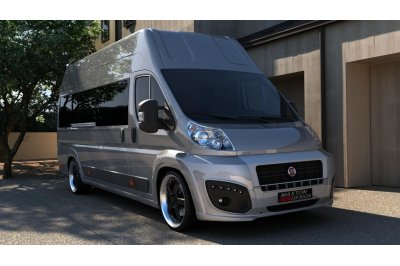 Передний бампер на Fiat Ducato III