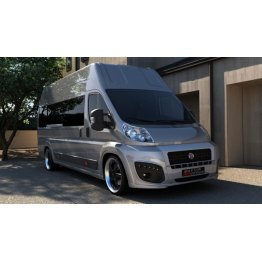 Передний бампер на Fiat Ducato III с DRL огнями