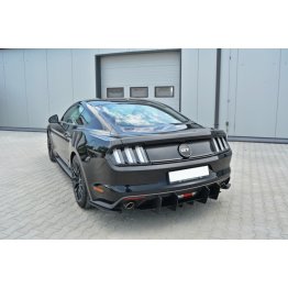 Накладка сплиттер на задний бампер на Ford Mustang VI GT