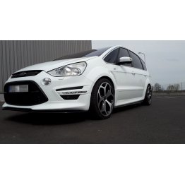 Накладка сплиттер на передний бампер на Ford S-Max Titanium