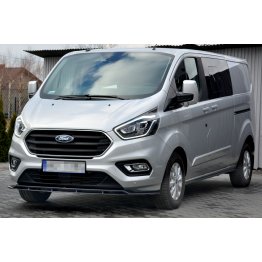 Накладки сплиттеры на пороги на Ford Transit Custom I