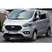 Накладки сплиттеры на пороги на Ford Transit Custom I