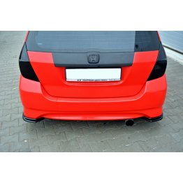 Накладки сплиттеры боковые на задний бампер на Honda Jazz I