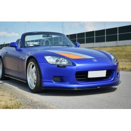 Накладка сплиттер на передний бампер Вар2 на Honda S2000