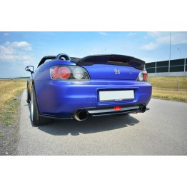 Накладка сплиттер на задний бампер центральная на Honda S2000