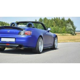 Накладки сплиттеры боковые на задний бампер на Honda S2000