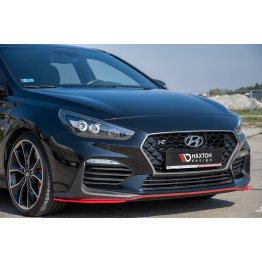 Накладки сплиттеры на передний бампер на Hyundai i30 III N