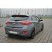 Накладка сплиттер на спойлер багажника на Hyundai i30 II