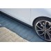 Накладки сплиттеры на пороги Вариант2 на Hyundai i30 III N