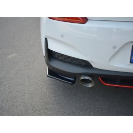 Накладки сплиттеры боковые на задний бампер на Hyundai i30 III N