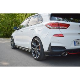 Накладки сплиттеры на пороги на Hyundai i30 III N