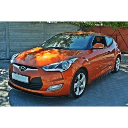 Аэродинамический обвес из сплиттеров на Hyundai Veloster