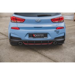 Диффузор заднего бампера на Hyundai i30 III N