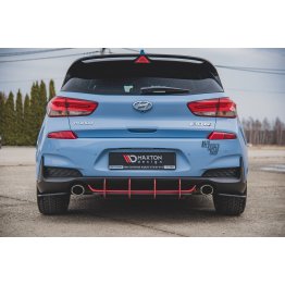 Диффузор заднего бампера на Hyundai i30 III N