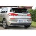 Накладка сплиттер на задний бампер на Hyundai i30 III Hatchback