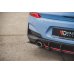 Накладки сплиттеры боковые на задний бампер на Hyundai i30 III N