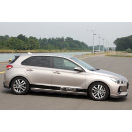 Накладка сплиттер на крышку багажника на Hyundai i30 III Hatchback