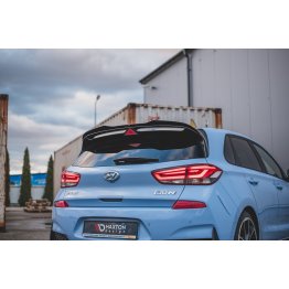 Накладка сплиттер на спойлер багажника на Hyundai i30 III N Hatchback