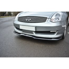 Накладка сплиттер на передний бампер на Infiniti G35 Coupe