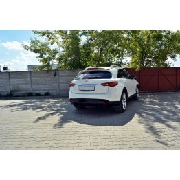 Накладка сплиттер на багажник на Infiniti QX70