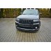 Накладка сплиттер на передний бампер на Jeep Grand Cherokee WK1 SRT8